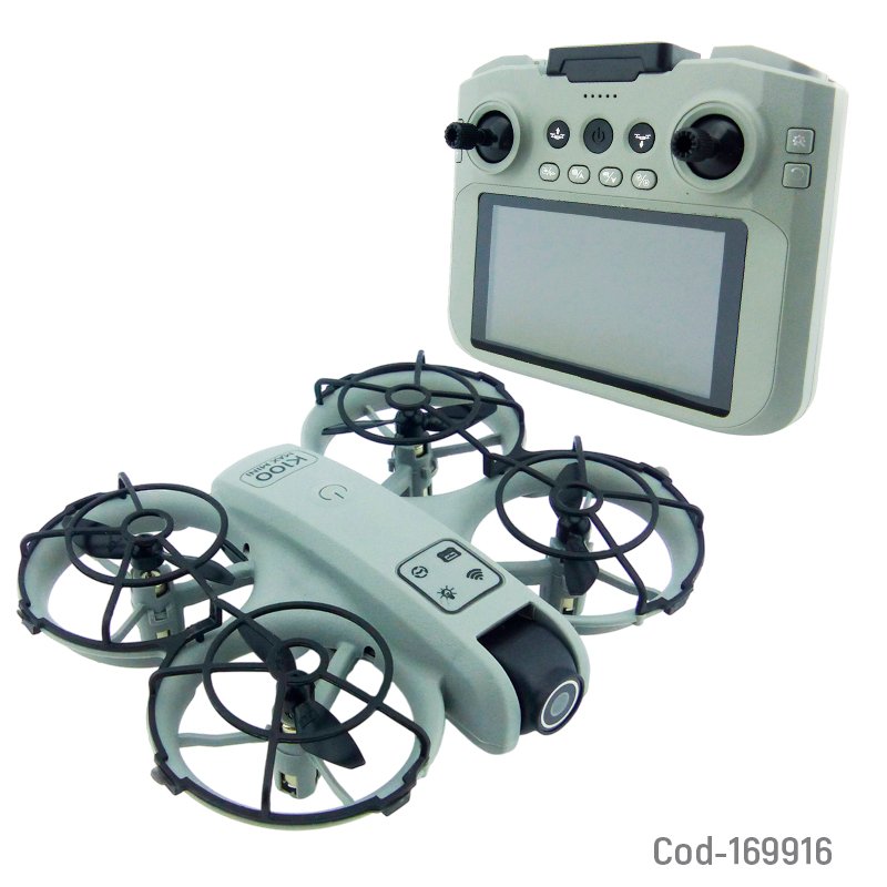 Drone modelo k100 wifi de dos camaras con control de pantalla y estuche. mayorista — imagen 5