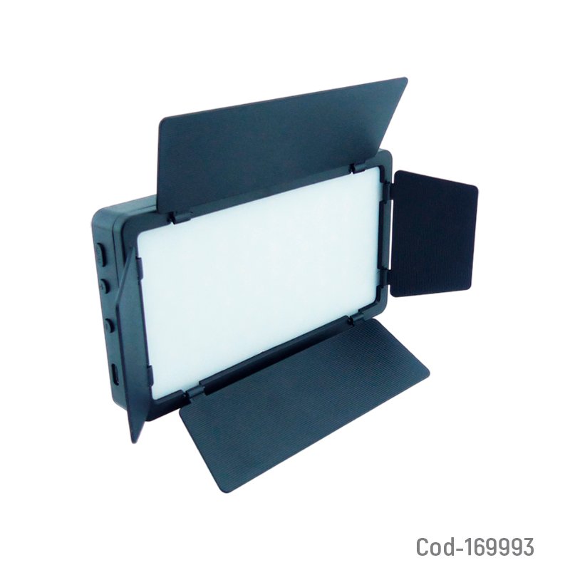 Luz panel para smartphone rgb-blanco de 300 led y laterales plegables. mayorista — imagen 4