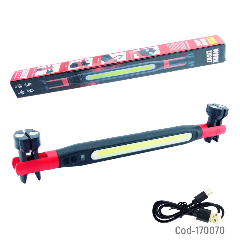 Linterna LED COB De Trabajo Tipo Barra Con Imanes Y Es Recargable. por mayor en Chile
