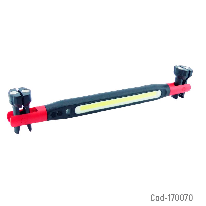 Linterna led cob de trabajo tipo barra con imanes y es recargable. mayorista — imagen 4