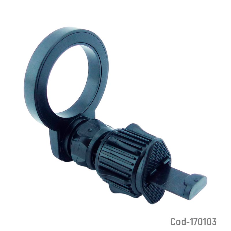 Porta smartphone para auto con iman tipo magsafe, marca lbt, modelo l-953 para ventilacion de auto mayorista — imagen 2
