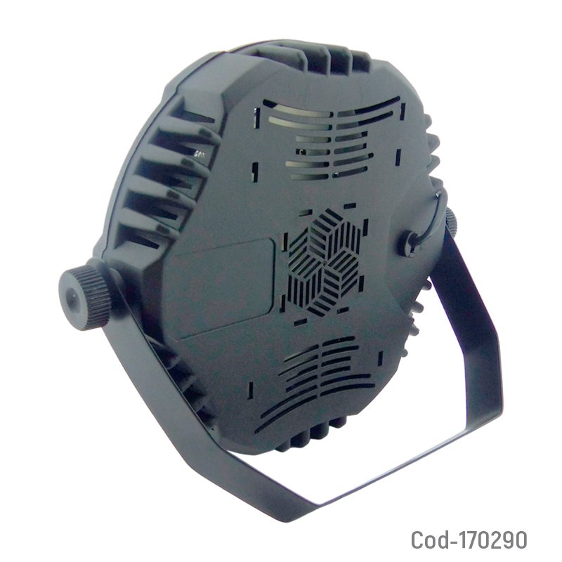 Luz disco de 18 led rgb mini en pvc con control remoto. mayorista — imagen 2