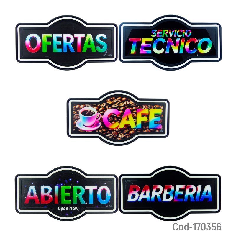 Letrero led rgb neon con boton para iluminacion y cadena, variedad de modelos disponibles. mayorista — imagen 4