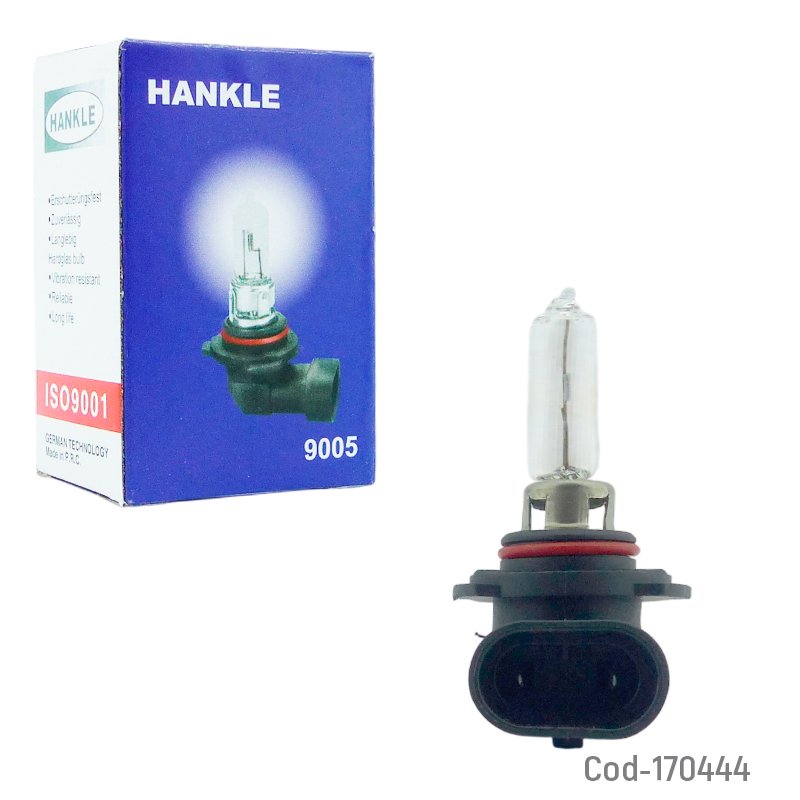 Ampolleta 9005 Halogena Para Auto 12 Volt A 55 Watt Marca HANKLE - Pack de 20 unidades 6.5 cm x 2.7 cm por mayor en Chile