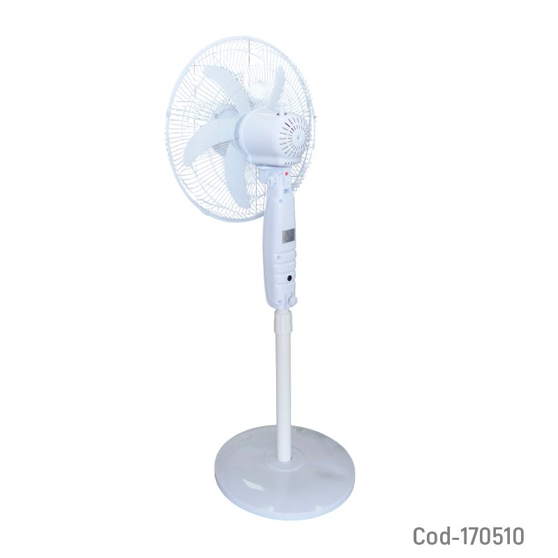 Ventilador solar de 16 pulgadas de pedestal marca keimiko con oscilacion y panel de 3 velocidades mayorista — imagen 2
