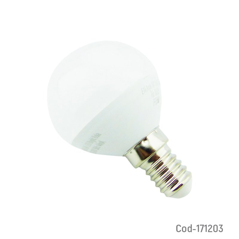 Ampolleta led marca megabright, modelo bola g45 de 5 watt luz fria. - pack de 20 unidades mayorista — imagen 2