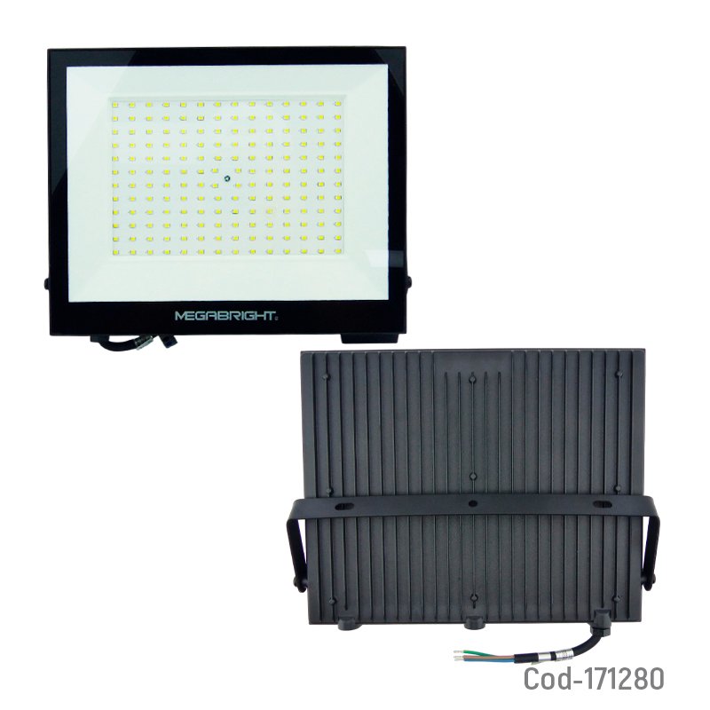 Foco halogeno led marca megabright de 150 watt modelo pro telco flat alto brillo mayorista — imagen 2