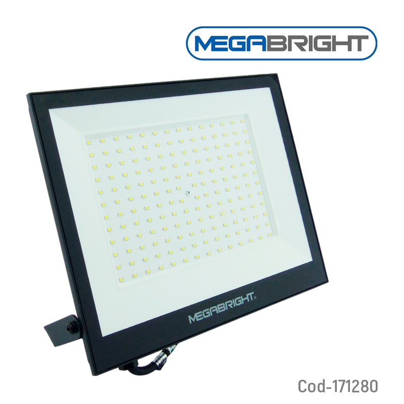 Foco halogeno led marca megabright de 150 watt modelo pro telco flat alto brillo mayorista — imagen 4