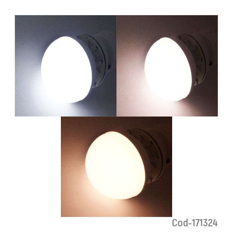Ampolleta led con ventilador y control remoto, marca megabright de seis aspas a 30 watt mayorista — imagen 3