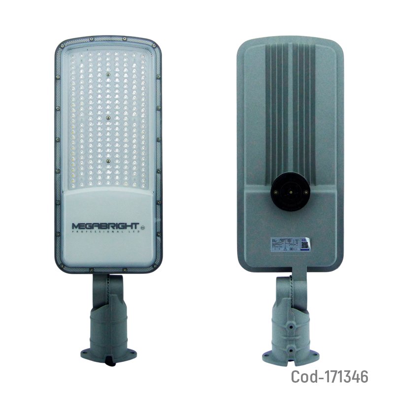 Foco led de 150 watt 216 led, para alumbrado publico marca megabright modelo monzon, certificado. mayorista — imagen 2