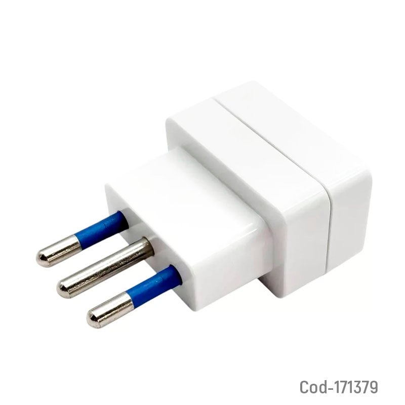 Enchufe adaptador bipasso marca macrotel modelo me-1112 de 2 patas, 10 amp-250 volt certificado. mayorista — imagen 3