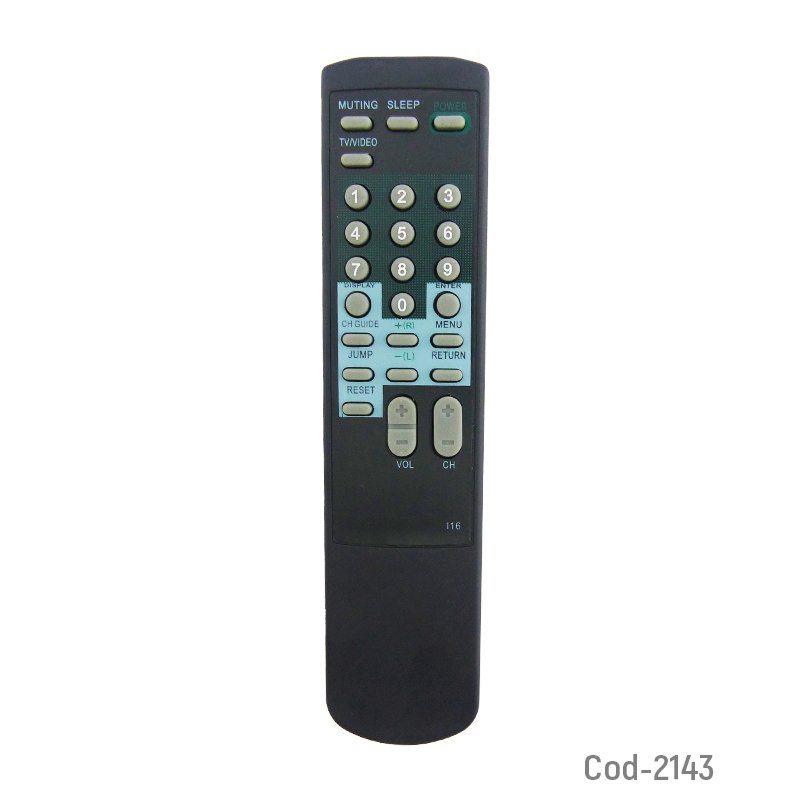 Control Remoto Universal Para Sony Trinitron, Modelo 116. En Bolsa. 18.1 cm x 4.5 cm x 2 cm por mayor en Chile