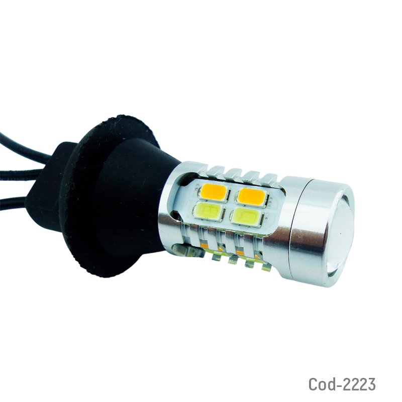 Ampolleta kit led turn light y drl con base 1156. mayorista — imagen 2