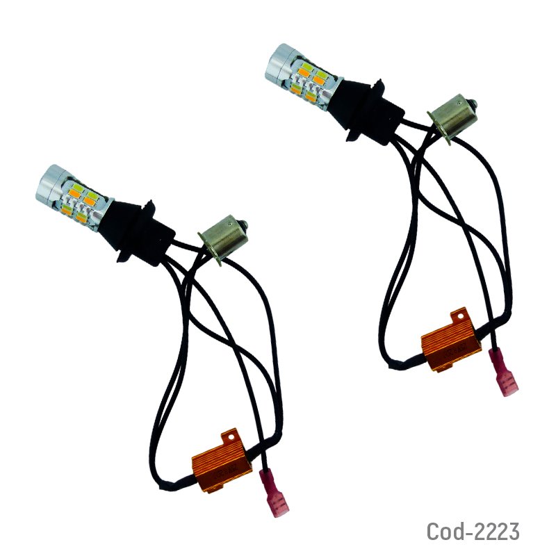 Ampolleta kit led turn light y drl con base 1156. mayorista — imagen 3