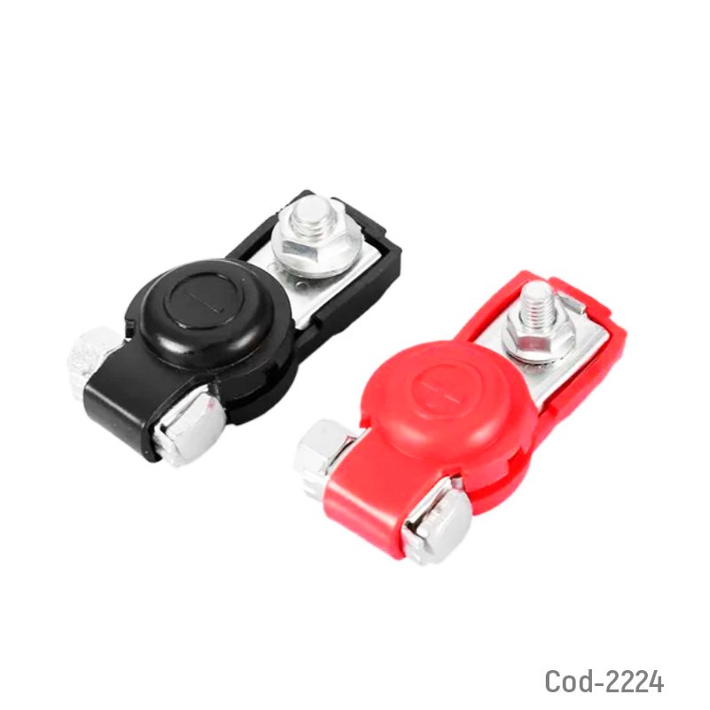 Terminal para bateria con funda en pvc set x 2. - pack de 20 unidades mayorista — imagen 3