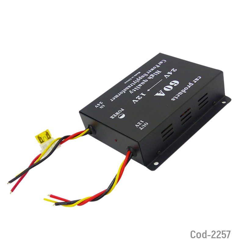 Inversor de voltaje 24v-12v- 60 amp mayorista — imagen 2