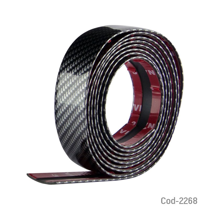 Moldura universal diseño carbon 2.5 metros mayorista — imagen 3