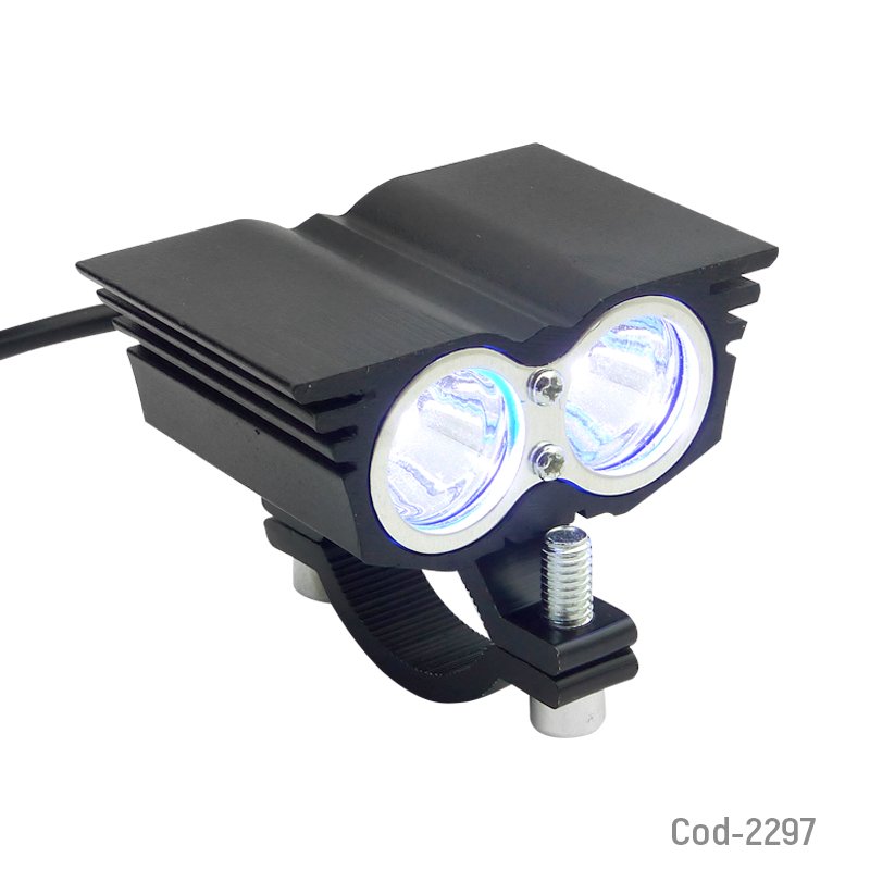 Neblinero led cree, modelo buho para moto mayorista — imagen 2