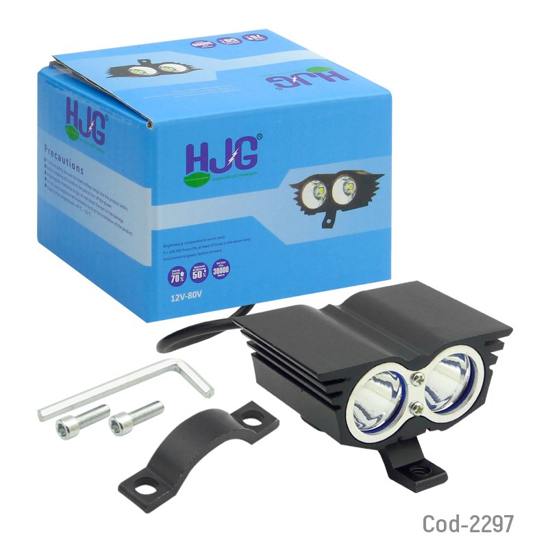 Neblinero led cree, modelo buho para moto mayorista — imagen 3