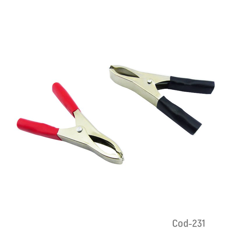 Pinza para bateria, grande de 10 centimetros, suelto. - pack de 100 unidades mayorista — imagen 2