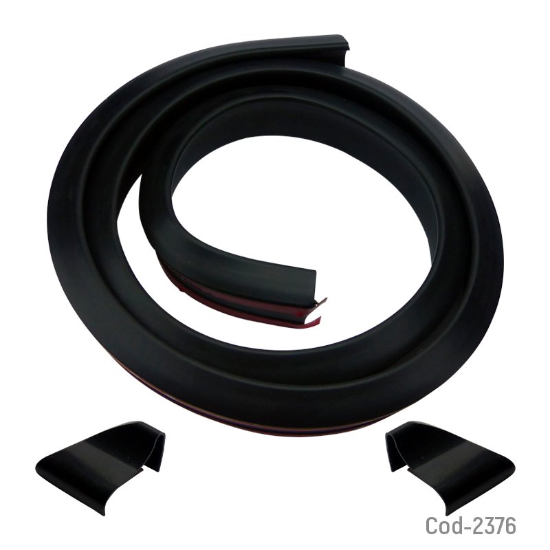 Moldura tipo spoiler aleron, wellzdone 1.38m, de goma para auto. mayorista — imagen 4