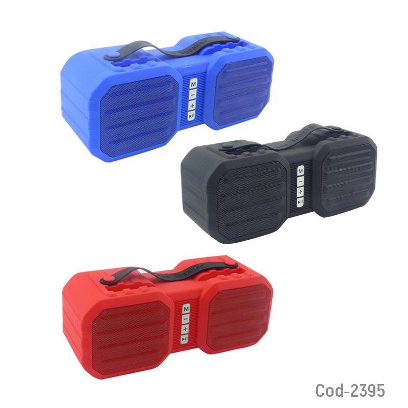 Parlante bluetooth recargable mod. mu-x8, con usb, tf, aux. en caja. mayorista — imagen 3