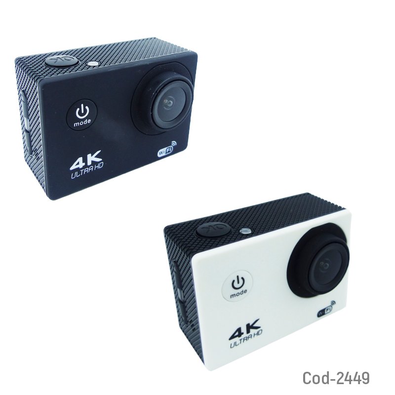 Camara mini tipo gopro, con wi-fi, pantalla 2”, 4k. en caja. mayorista — imagen 3