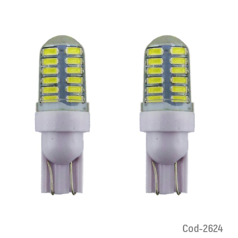Luz blanca led x 24, 12 v, tipo cola de pez, marca dezzer. set x 2. - pack de 20 unidades mayorista — imagen 3