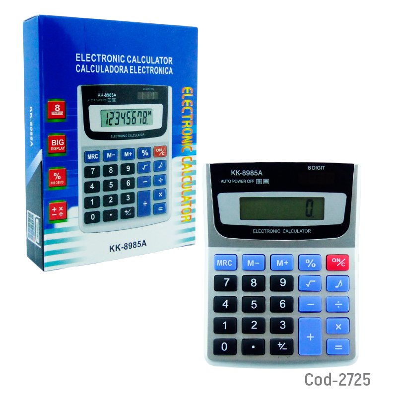 Calculadora modelo kk-8985a de 8 digitos mayorista — imagen 4