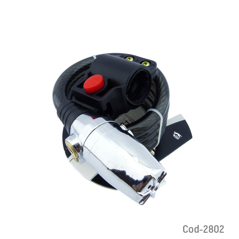 Cadena Para Moto Con Alarma, LK215, 12 X 1.2 M. 12 X 1.2 M por mayor en Chile