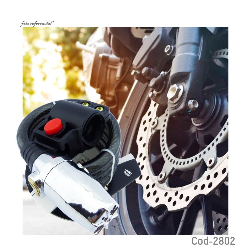 Cadena para moto con alarma, lk215, 12 x 1.2 m. mayorista — imagen 2