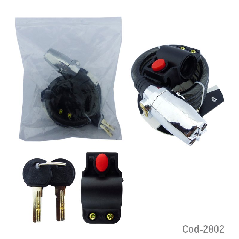 Cadena para moto con alarma, lk215, 12 x 1.2 m. mayorista — imagen 3