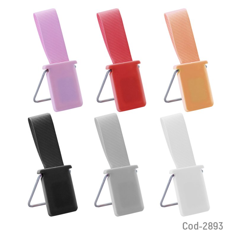 Soporte smartphone de tela para el dedo, 2 en 1 en 6 colores - pack de 50 unidades mayorista — imagen 2