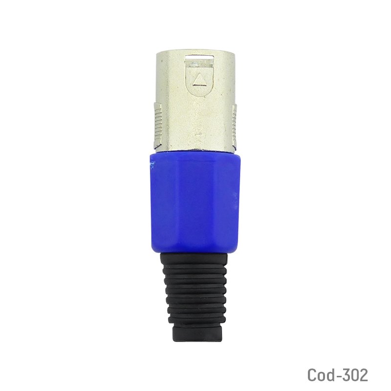Conector canon macho - pack de 12 unidades mayorista — imagen 2