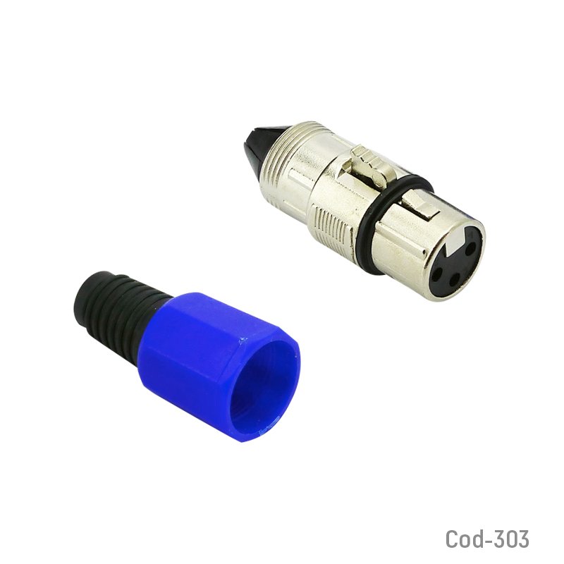 Conector canon hembra - pack de 20 unidades mayorista — imagen 3