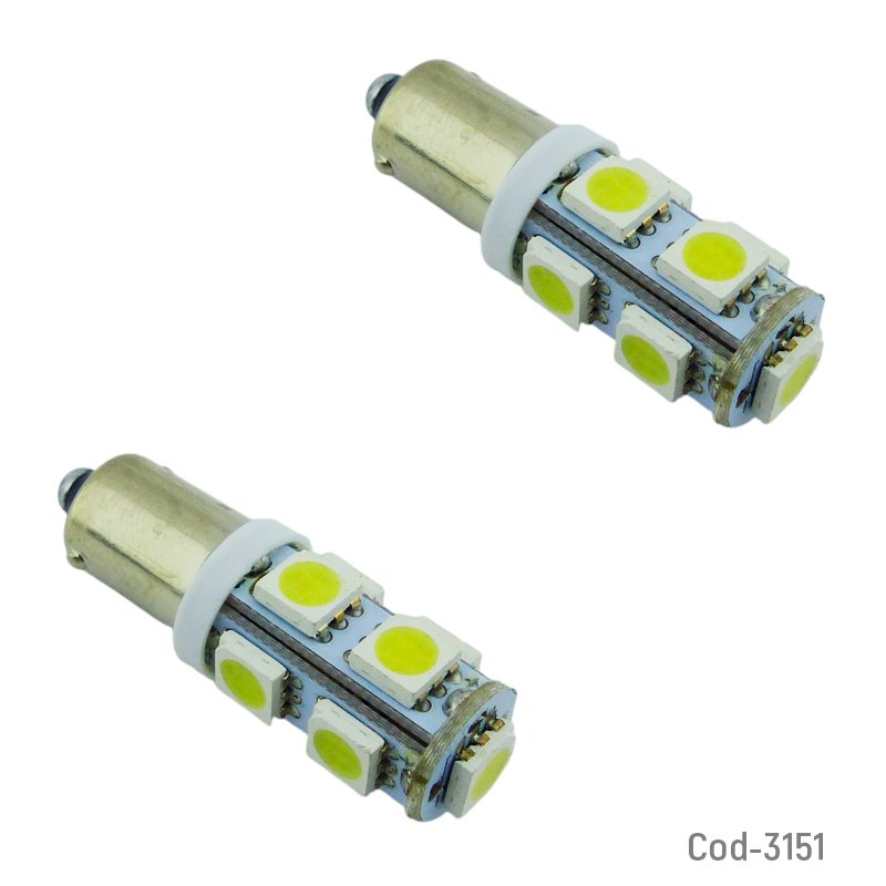 Led de 9 puntas blanco a 12 volt marca dezzer mayorista — imagen 3