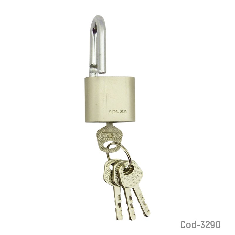 Candado 30mm splon, top quality padlock con 4 llaves. en blister - pack de 20 unidades mayorista — imagen 2