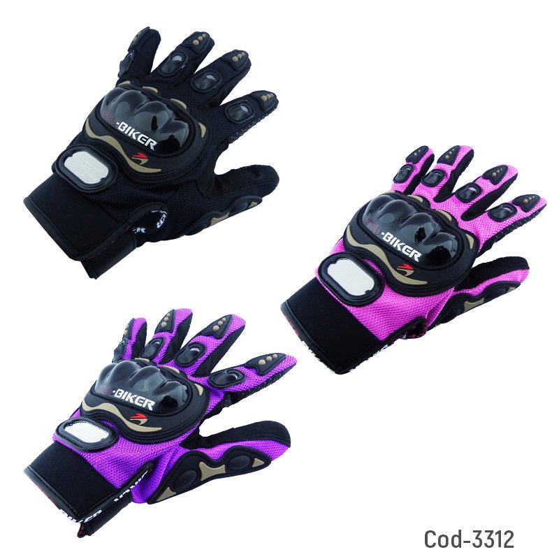 Guante para moto, touch, tela con protecciones, mcs-01. mayorista — imagen 2