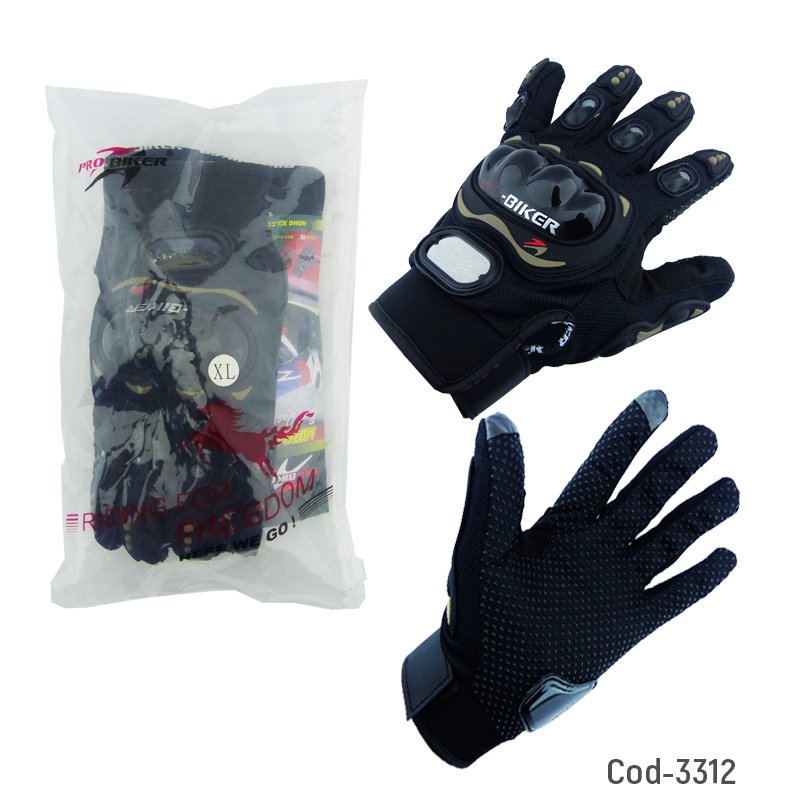 Guante para moto, touch, tela con protecciones, mcs-01. mayorista — imagen 3