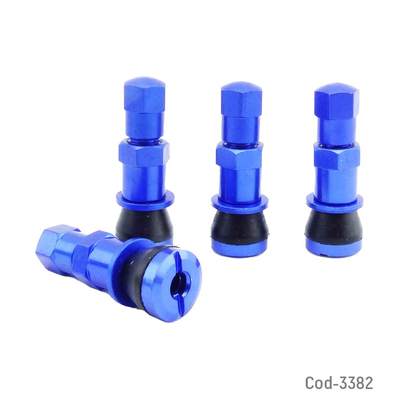 Valvula de aire tipo racing para auto set x 4. - pack de 10 unidades mayorista — imagen 3