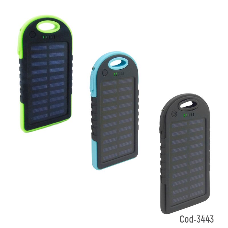 Bateria de emergencia solar para smartphone, 2 usb. 5000 mah mayorista — imagen 3
