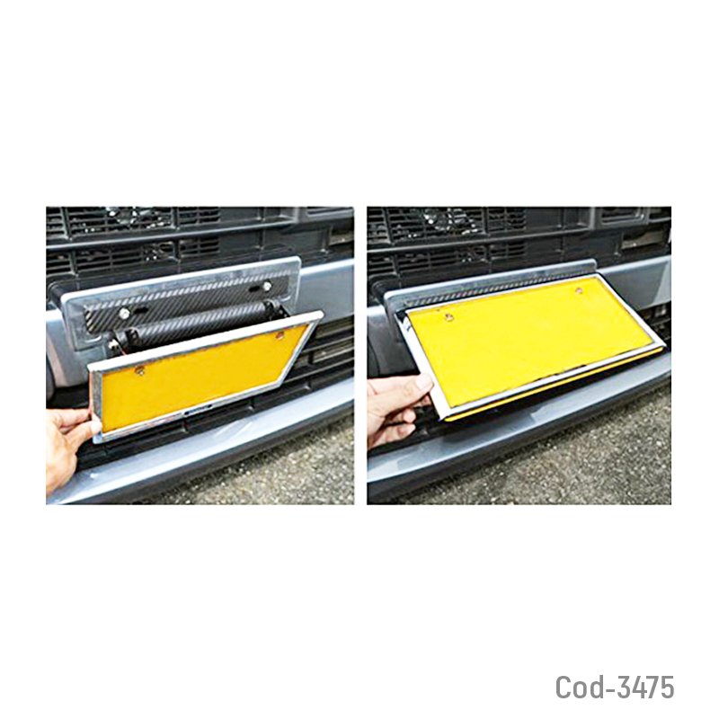 Porta patente modelo tm-302 tipo carbon pvc, para auto - pack de 10 unidades mayorista — imagen 2