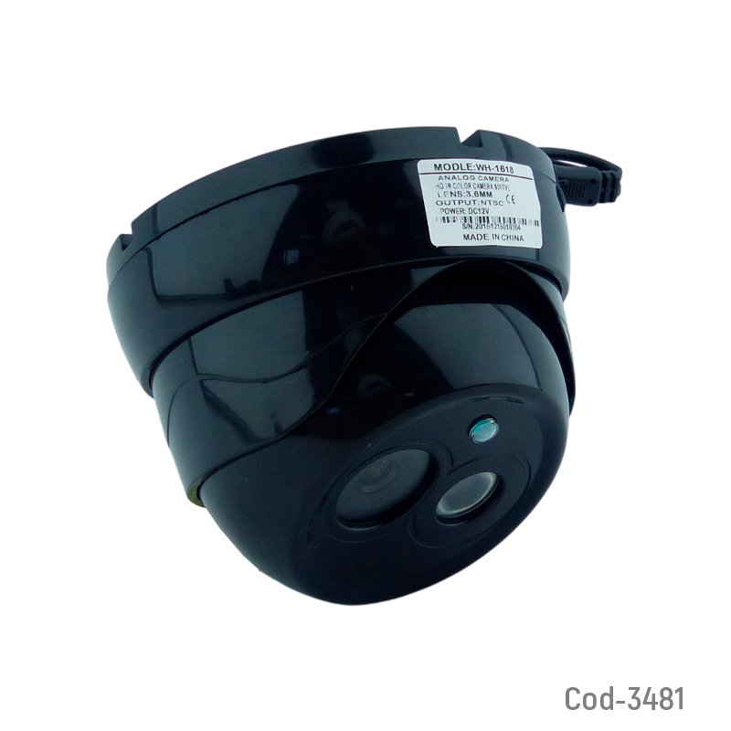 Camara de vigilancia tipo domo ultra de 1 led modelo 1618c mayorista — imagen 3
