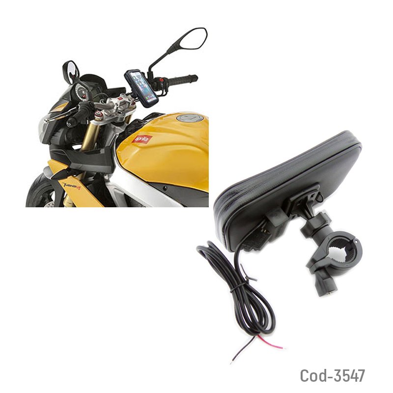 Porta smartphone usb impermeable para moto, de alta calidad. mayorista — imagen 2