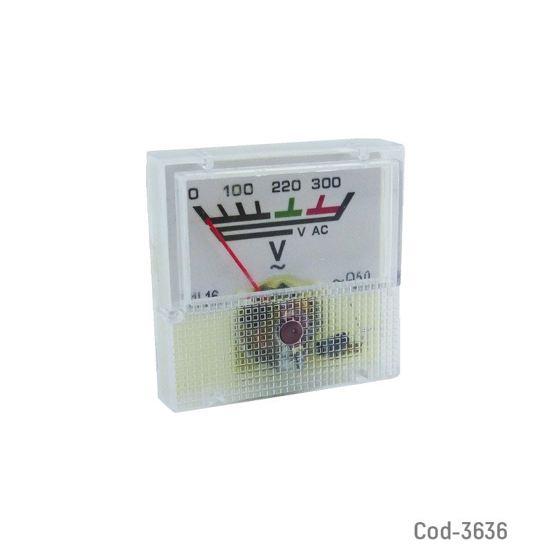 Medido De Voltaje Analogo - Pack de 20 unidades 4 cm x 4 cm x 2.5 cm por mayor en Chile