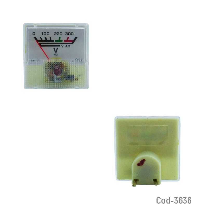 Medido de voltaje analogo - pack de 20 unidades mayorista — imagen 2