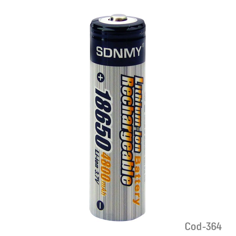 Pilas sdnmy modelo 18650 3.7 volt, 4.800 mah, recargables. set x2 - pack de 10 unidades mayorista — imagen 2