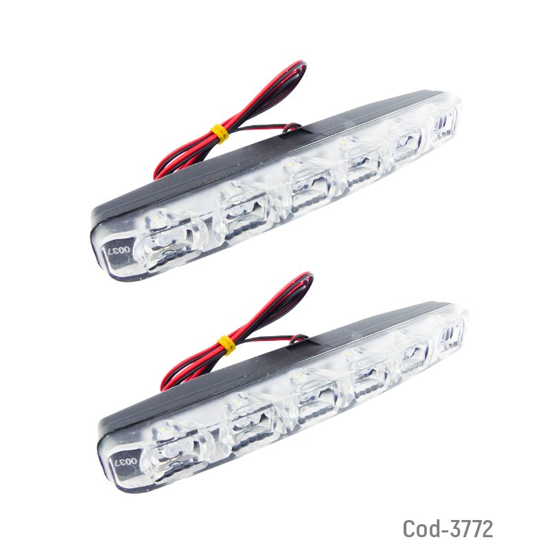 Neblinero de 6 led para auto. set x 2. - pack de 10 unidades mayorista — imagen 3