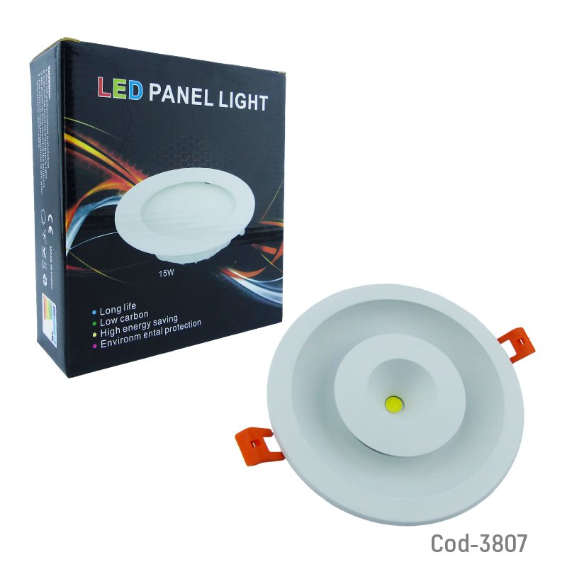 Foco led panel de 7 y 5 watt redondo duo azul para cielo falso mayorista — imagen 4