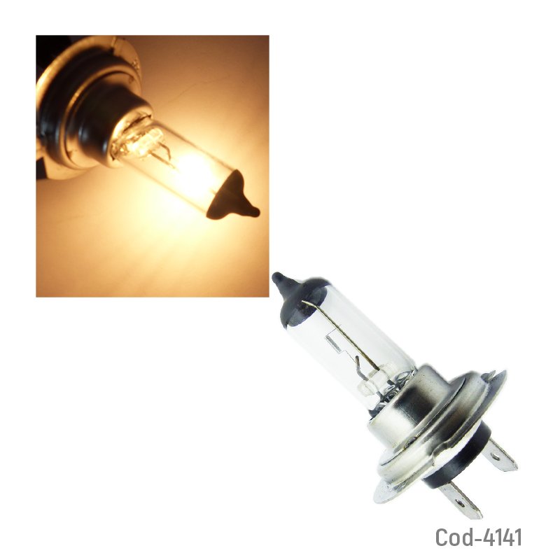 Ampolleta h-7, 12v, 55w, super bright. en caja, set x 1. - pack de 20 unidades mayorista — imagen 2